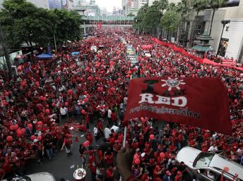 Thái Lan: Áo đỏ biểu tình ở thủ đô Bangkok